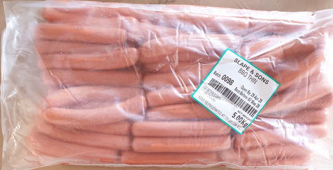BULK bbq Thin sausages $35 a bag FROZEN