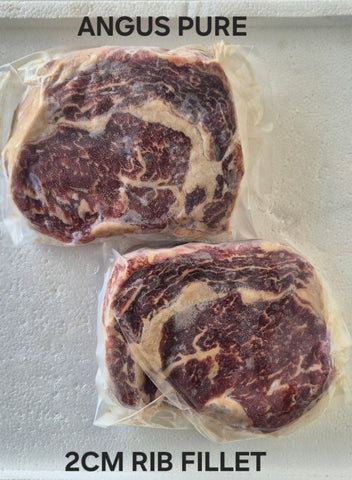 Rib Fillet Angus Pure 400gm MB2 Frozen $35.00 a piece