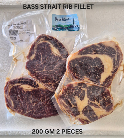 Rib Fillet Bass Strait 2 x 200gm FROZEN $25.00 a pack