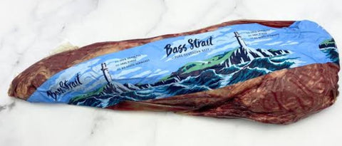 Eye Fillet Bass Strait grass fed $60 p kg