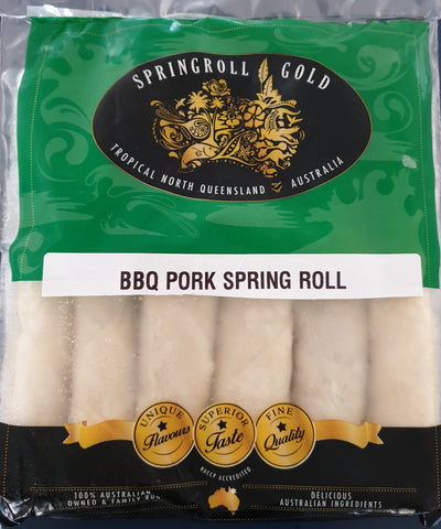 Bbq Pork Spring Rolls 1 doz $16.50 pack