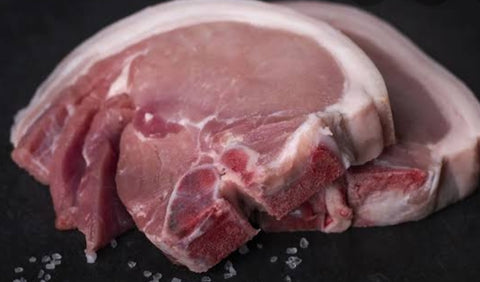 Pork Mid loin chops (Frozen) approx 1 kg tray $17.50 per kg